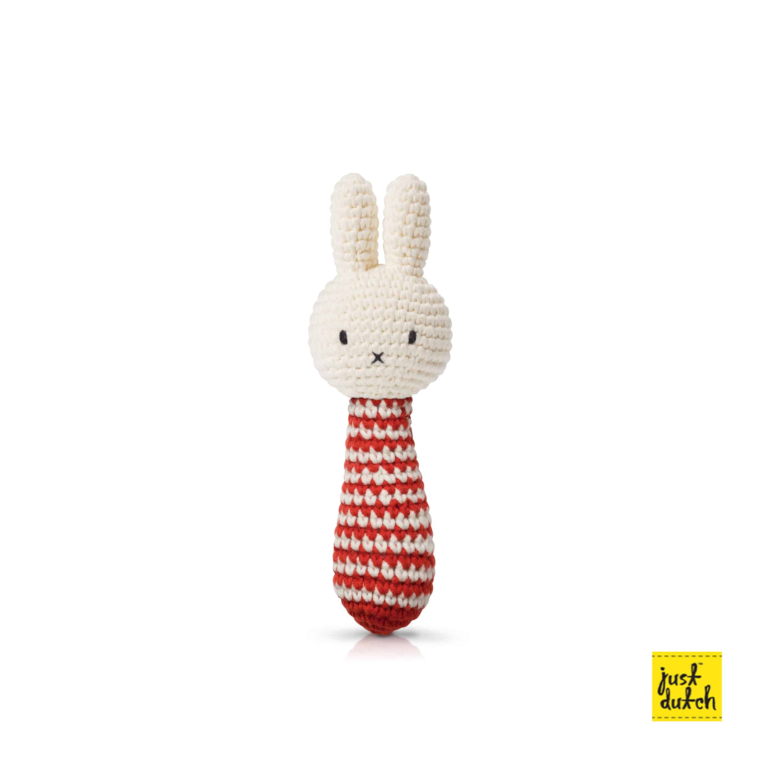 Miffy Red Striped Rattle Just Dutch Two Dutch Boys